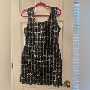 Adorable tweed-like dress and blazer